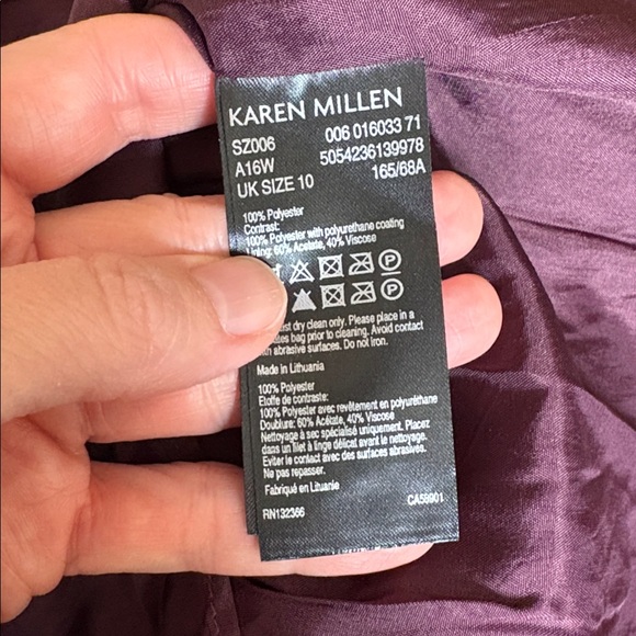 KAREN MILLEN PLEATED SKIRT - Picture 10 of 10